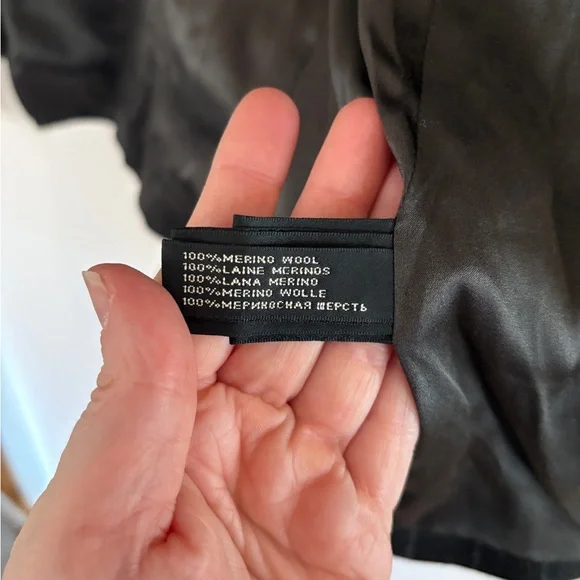 Ralph Lauren Black Label - 100% Merino Wool - Pinstripe Blazer - 8 - Picture 10 of 17